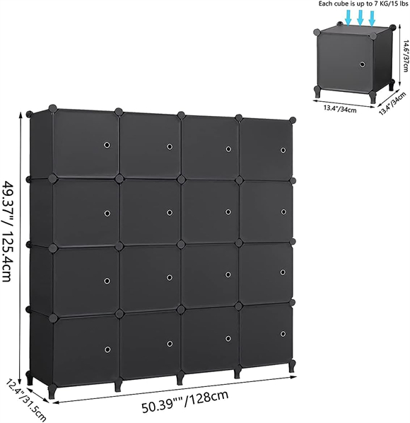 plastic wardrobe